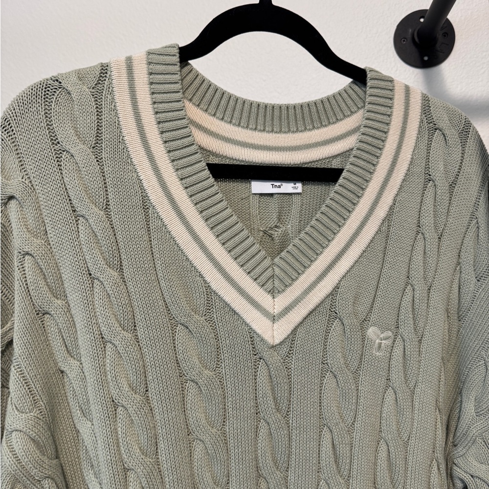 Aritzia TNA Cable knit sweater